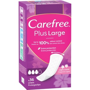 Прокладки Carefree Щоденні рlus large №36