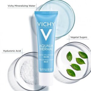 Крем Vichy Аквалія Термаль Насичений для глибокого зволоження сухої і дуже сухої шкіри обличчя 30 мл