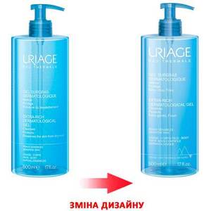 Гель Uriage дерматологический очищающий для лица и тела 500 мл