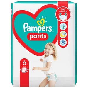 Підгузки-трусики Pampers Pants нічні Giant 6 (15+ кг) №19