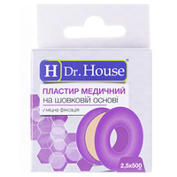 Пластырь Dr.House 2,5 х 500 см шелк