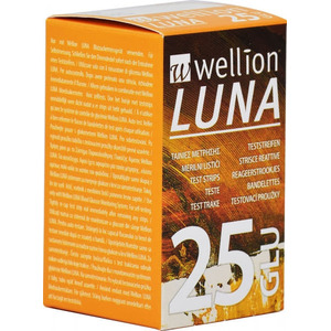 Тест-смужки Wellion Luna для глюкометра №25 (Well612)